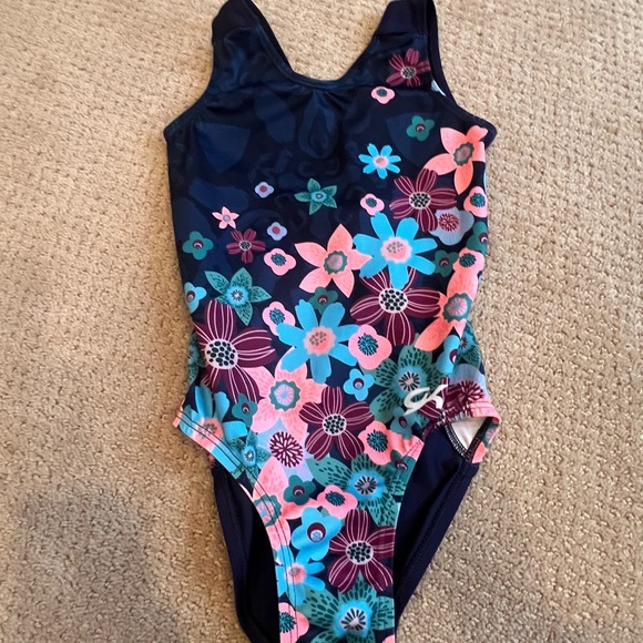 Floral Kids leotard - Picture 1 of 3